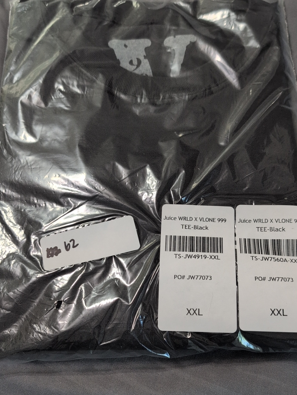 BLACK Juice WRLD x VLONE 999 Graphic Tee (XXL)